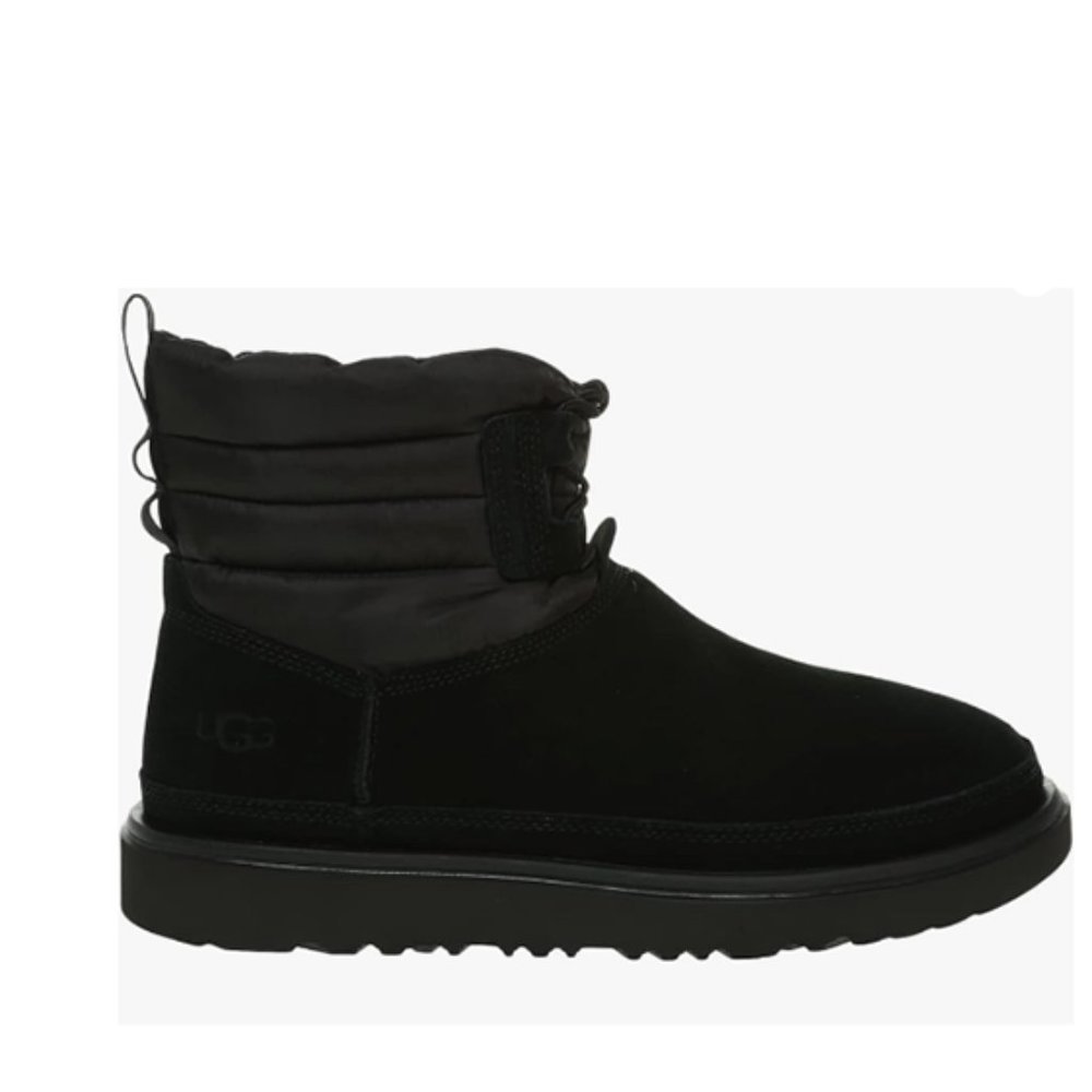 UGG Men's Classic Mini Lace-up Weather Snow Boot Black 11